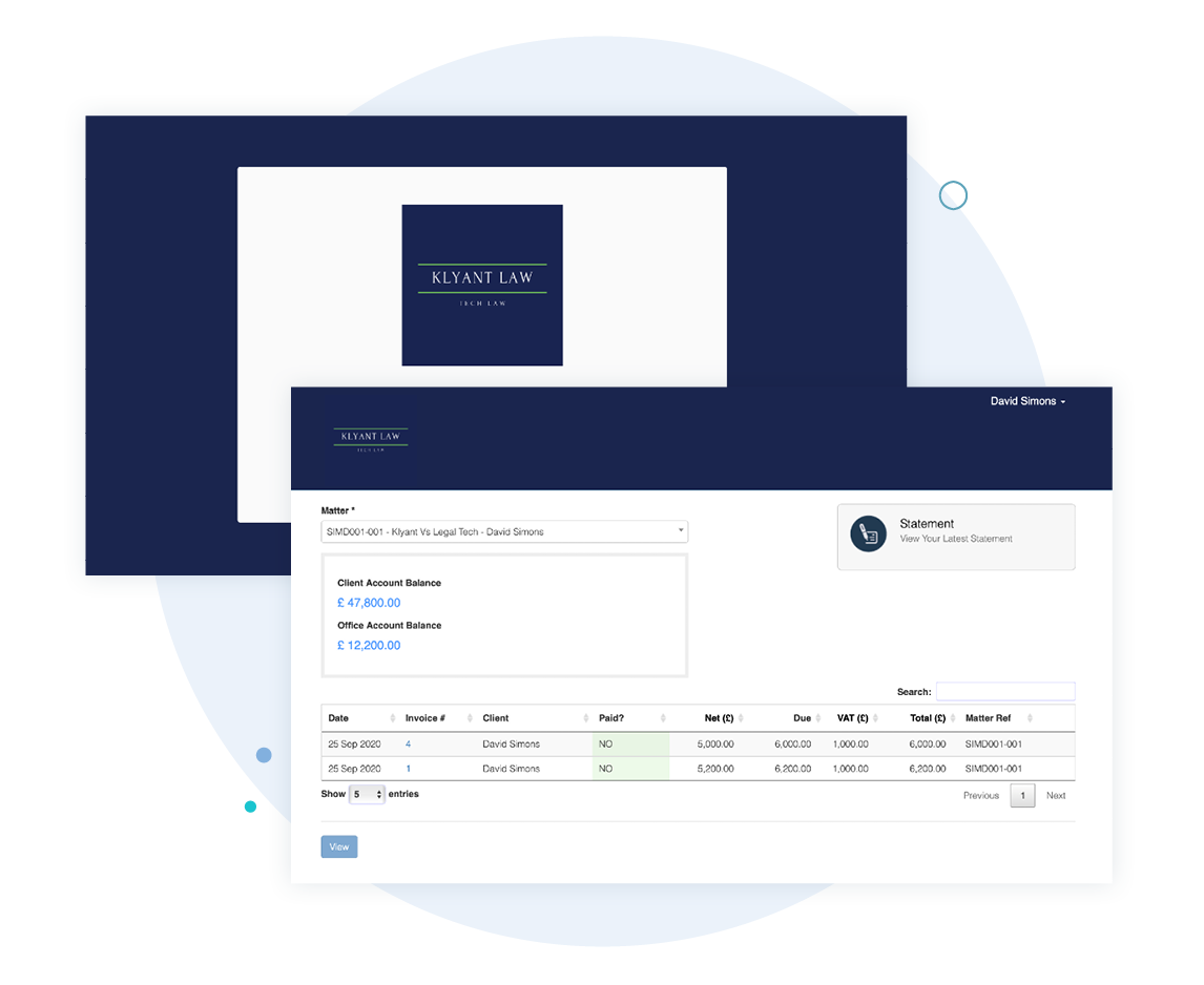 Let Clients view and download bills from your own portal