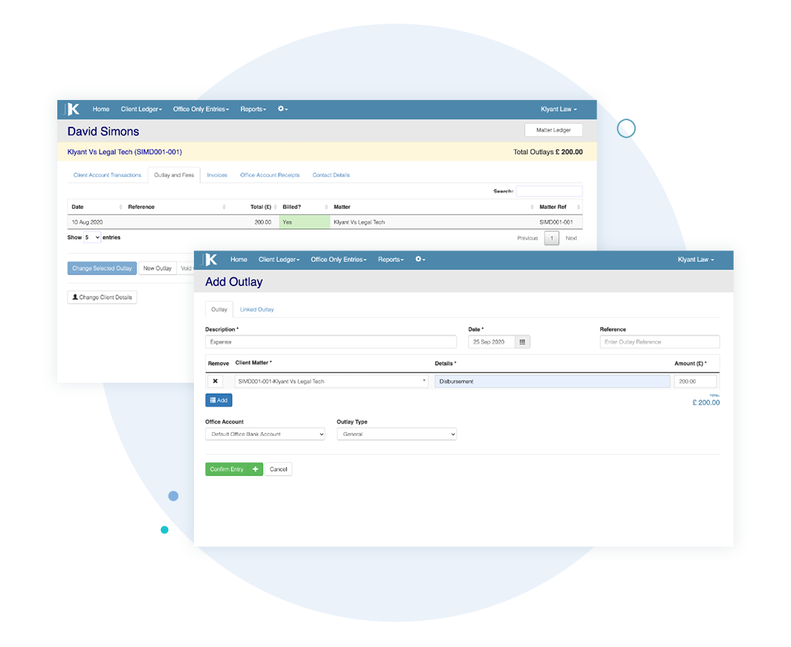 Record disbursements as bank transactions without the need to record them on the purchase ledger