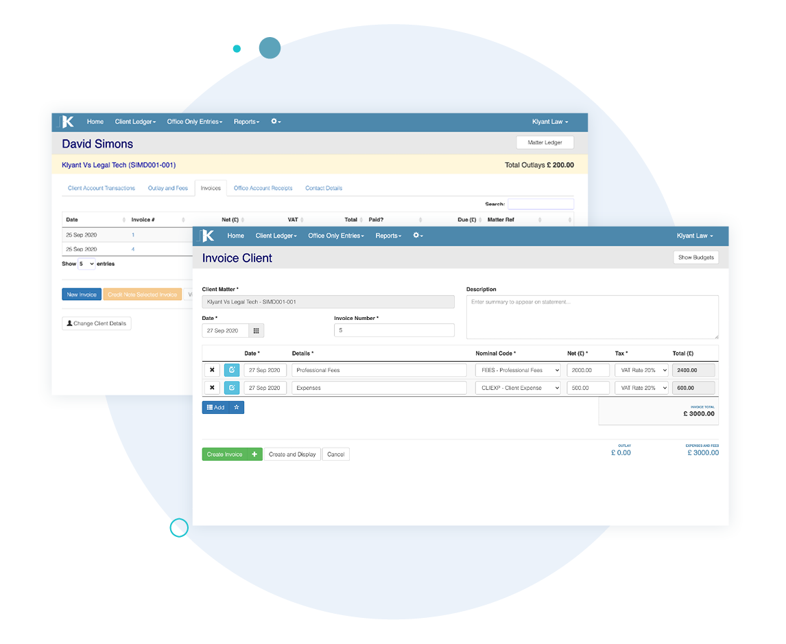 Record vatable disbursements against an income account