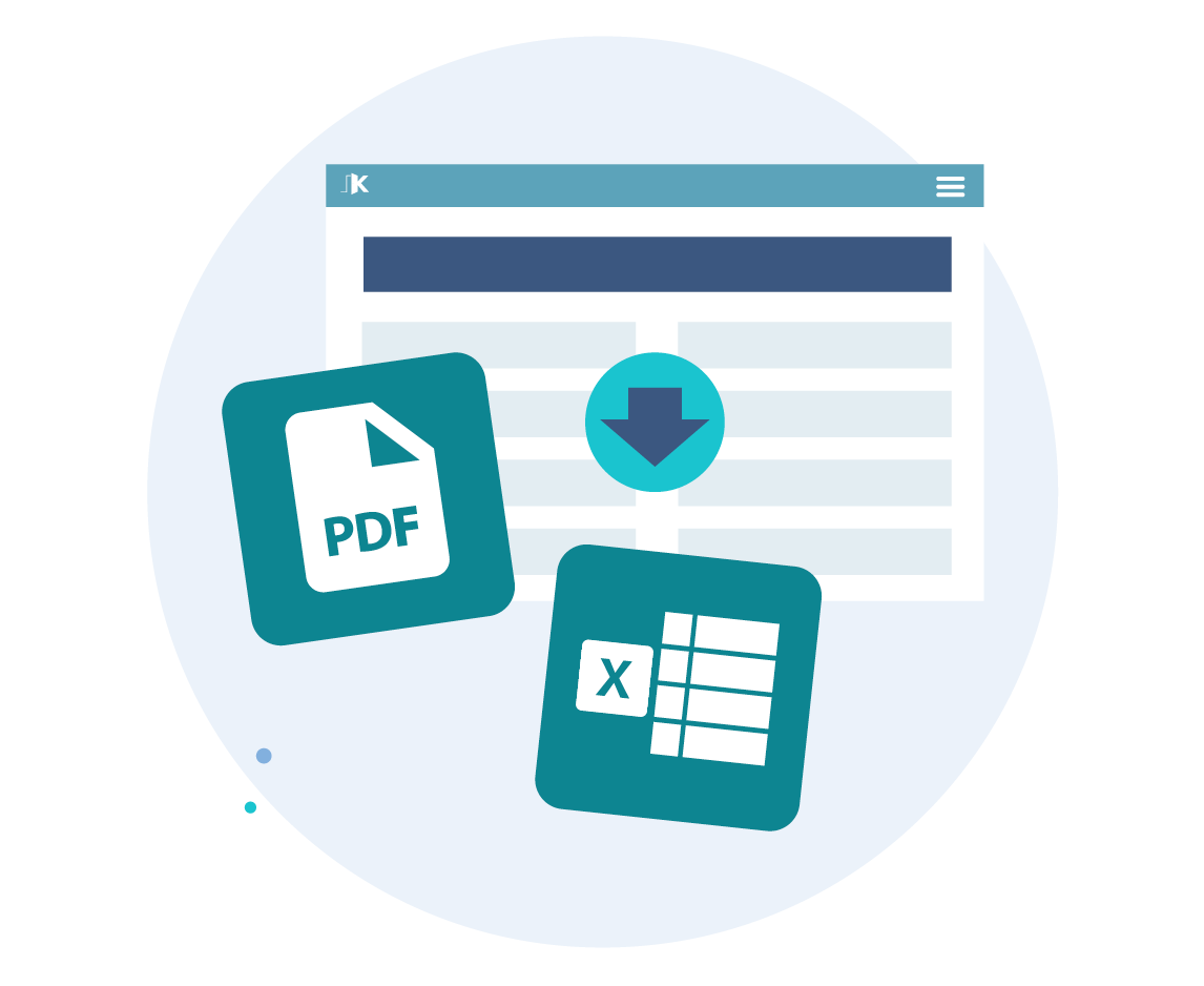 Export reports to PDF and Excel Export reports to PDF and Excel